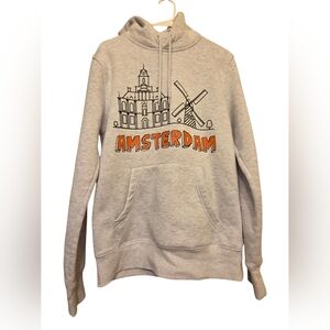 Primark Amsterdam Windmill Front Pocket Pullover Hoodie Size S EUC